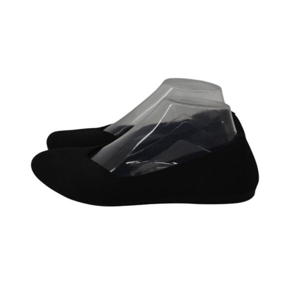Arromic Womens Ballet Flats Sz 8 Black Knit Round Toe Casual - Picture 1 of 11